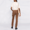 Camiseta Off-White con estampado diagonal «Beige»