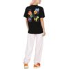 Camiseta Off-White con logotipo floral en forma de flecha «Negro»