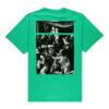 Camiseta Off-White para hombre Caravaggio con estampado en la espalda, pantalones cortos y corte holgado, verde, de Virgil Abloh