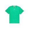 Camiseta Off-White para hombre Caravaggio con estampado en la espalda, pantalones cortos y corte holgado, verde, de Virgil Abloh