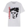 Camiseta Off-White para hombre, colección Otoño-Invierno 2022, con estampado, cuello redondo, pantalones cortos, versión blanca