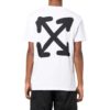 Camiseta Off-White para hombre, colección Otoño-Invierno 2022, con estampado, cuello redondo, pantalones cortos, versión blanca