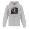 Camiseta Off-White para hombre, colección Otoño-Invierno 2022, con estampado de letras en el pecho, manga larga, color gris claro