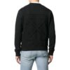 Camiseta Off-White para hombre, colección Otoño-Invierno 2022, de color liso con logo, cuello redondo y manga larga, en negro
