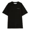Camiseta Off-White para hombre, colección primavera-verano 2022, con estampado Caravaggio en la espalda, pantalones cortos y corte holgado, color negro