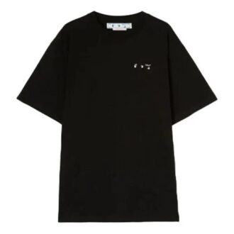 Camiseta Off-White para hombre, colección primavera-verano 2022, con estampado Caravaggio en la espalda, pantalones cortos y corte holgado, color negro Camiseta Off-White para hombre, colección primavera-verano 2022, con estampado Caravaggio en la espalda, pantalones cortos y corte holgado, color negro