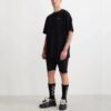 Camiseta Off-White para hombre, colección primavera-verano 2022, con estampado Caravaggio en la espalda, pantalones cortos y corte holgado, color negro