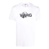 Camiseta Off-White para hombre, colección primavera-verano 2022, de color liso con estampado de letras, cuello redondo y pantalones cortos, en blanco