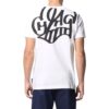 Camiseta Off-White para hombre, colección primavera-verano 2022, de color liso con estampado de letras, cuello redondo y pantalones cortos, en blanco