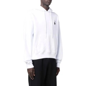 Camiseta Off-White para hombre, colección primavera-verano 2022, de color liso con estampado del logotipo, versión de manga larga, color blanco