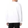 Camiseta Off-White para hombre de la colección primavera-verano 2022 con logo, cuello redondo y manga larga, en blanco