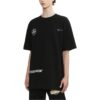 Camiseta Off-White para hombre de manga corta y corte holgado con estampado de flechas en negro
