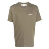 Camiseta Off-White para hombre FW22 con estampado de flechas, cuello redondo y pantalones cortos, color verde