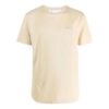 Camiseta Off-White para hombre FW22 con estampado de rayas en la espalda, cuello redondo y pantalones cortos, versión básica, color marrón claro