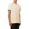 Camiseta Off-White para hombre FW22 con estampado de rayas en la espalda, cuello redondo y pantalones cortos, versión básica, color marrón claro