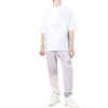 Camiseta Off-White para hombre FW22 con estampado del logotipo, cuello redondo y pantalones cortos, azul y blanco