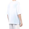 Camiseta Off-White para hombre FW22 con estampado del logotipo, cuello redondo y pantalones cortos, azul y blanco