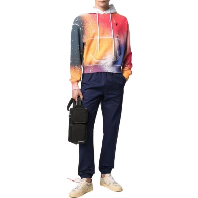 Camiseta Off-White para hombre x GAMAKATSU Crossover SS22 de manga larga, corte holgado y logotipo bordado en el pecho