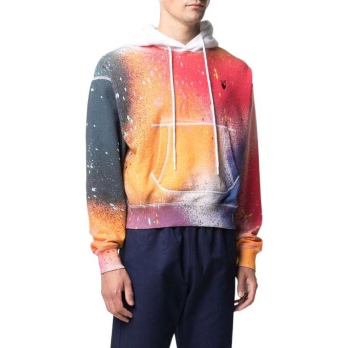 Camiseta Off-White para hombre x GAMAKATSU Crossover SS22 de manga larga, corte holgado y logotipo bordado en el pecho