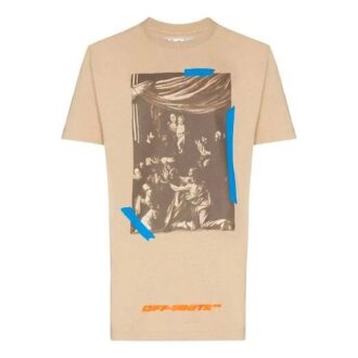 Camiseta Off-White X Browns 50 Caravaggio «Khaki Brown»