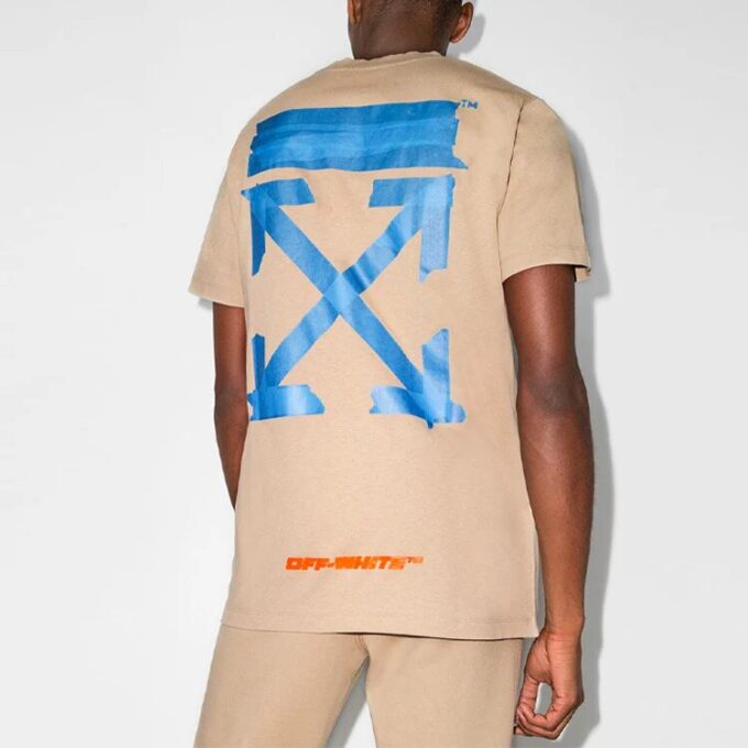 Camiseta Off-White X Browns 50 Caravaggio «Khaki Brown»