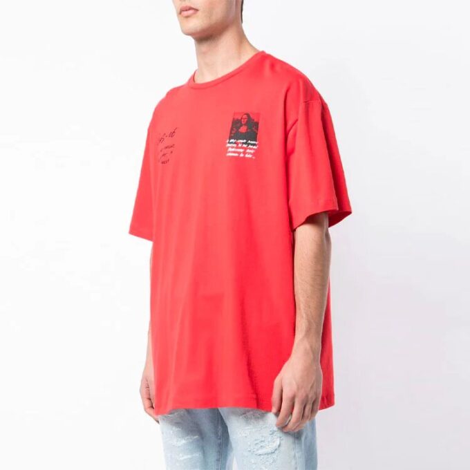 Camiseta oversize Mona Lisa «Roja»