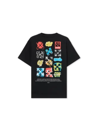 Camiseta OW con varios logotipos