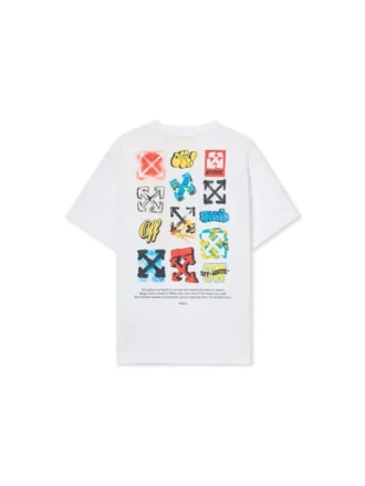 Camiseta OW con varios logotipos