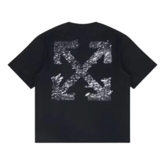 Camiseta Paint Splatter Arrow Diag Fit «Negro»