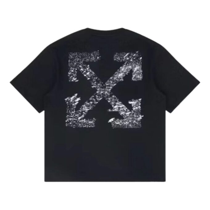 Camiseta Paint Splatter Arrow Diag Fit «Negro»