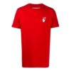 Camiseta roja estampada de corte masculino Off-White