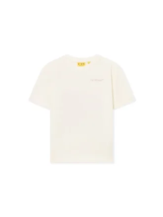 Camiseta S/S con garabatos en diagonal