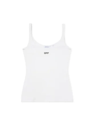 Camiseta sin mangas acanalada Off Stamp