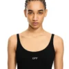 Camiseta sin mangas acanalada Off Stamp
