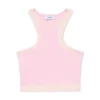 Camiseta sin mangas acanalada Spray Off Stamp