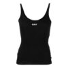Camiseta sin mangas con cuello redondo y logotipo de Off-White «Black»