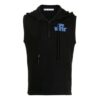 Camiseta sin mangas negra con estampado del logotipo SS21