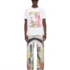Camiseta slim con estampado integral