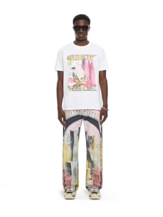 Camiseta slim con estampado integral