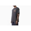Camiseta unisex negra de manga corta holgada con estampado Portrait S/S OVER TEE en Pantalones Cortos