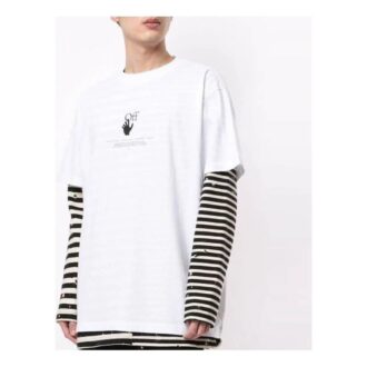 Camiseta unisex SS21 con diseño de grafitis, color blanco Camiseta unisex SS21 con diseño de grafitis, color blanco