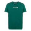 Camiseta verde con estampado del logotipo de Off-White para hombre