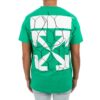 Camiseta verde con flechas de valla y estampado de flechas, manga corta en pantalones cortos