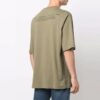 Camiseta verde de manga corta y cuello redondo con estampado de personajes para hombre de Off-White, corte holgado