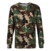 Camiseta verde de manga larga holgada con estampado de camuflaje Off-White para hombre, temporada primavera-verano 2021