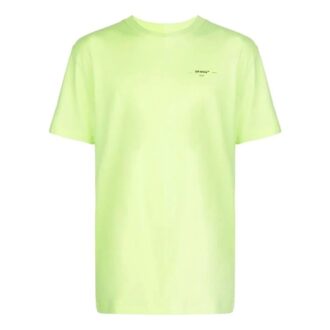 Camiseta verde de pantalones cortos con cuello redondo y logotipo pequeño Camiseta verde de pantalones cortos con cuello redondo y logotipo pequeño