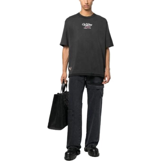 Camiseta Wave Off Raw Over «Negro»