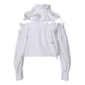 Camisetas blancas de manga larga Off-White en Pantalones Cortos