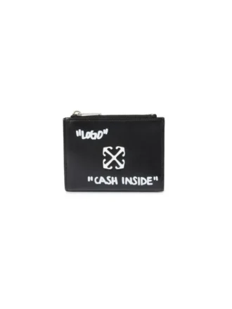 Cartera Jitney Quote con cremallera y doble pliegue