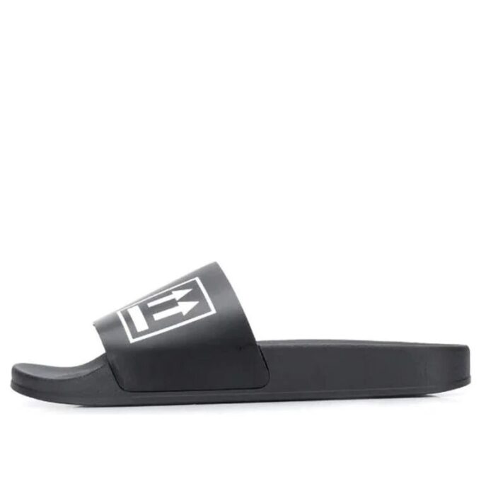 Chanclas «Double Arrows – Negro Blanco»